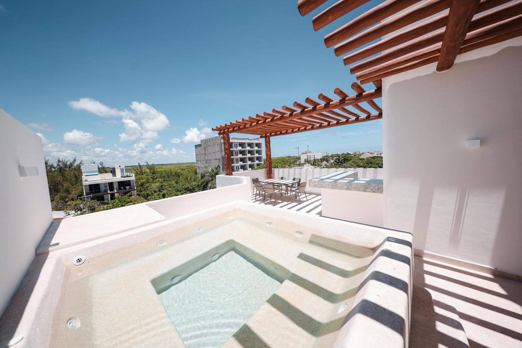 Ferienwohnung Porto Blu Puerto Morelos Exterior foto